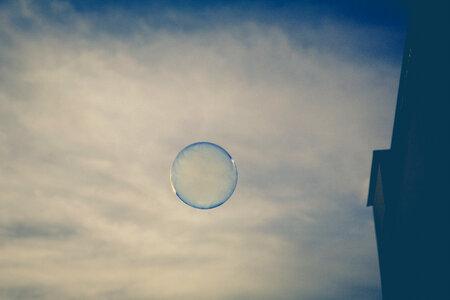 Sky Soap Bubble Circle photo