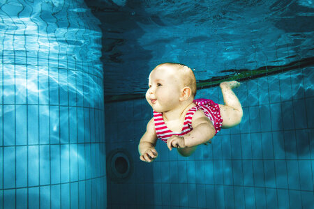 Baby Swimming photo