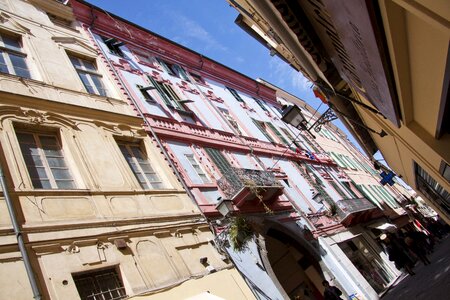 Pedestrian zone riviera liguria photo