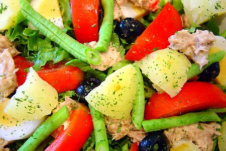 Colors potato olives