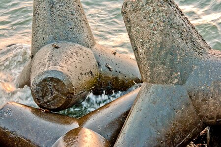 Beach coast concrete