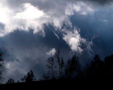 Climate clouds dark