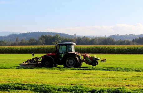 Bauer mow autumn photo