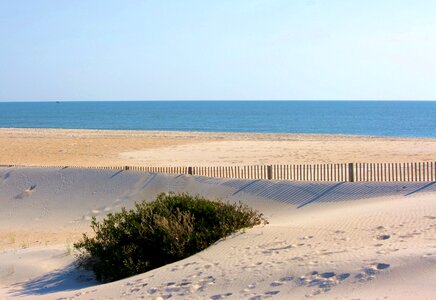 Sand fence atlantic ocean coast