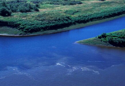 Arroyo cross section river
