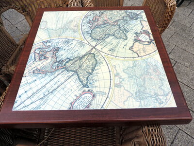 Furniture geography handmade
