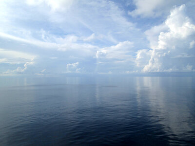 Ocean Sky Clouds photo