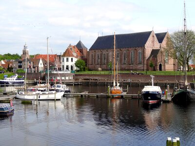 Boats buildings netherlands photo