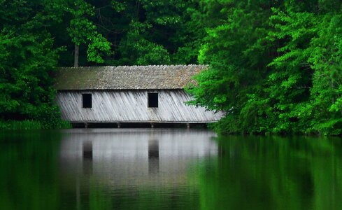 Lake water scenery