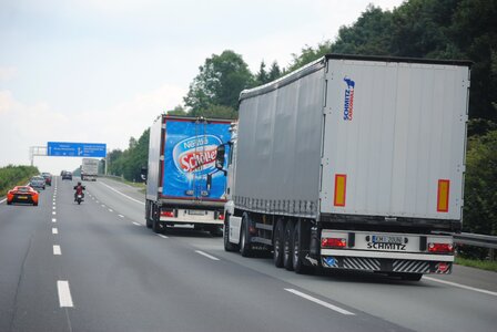 Logistics highway germany photo