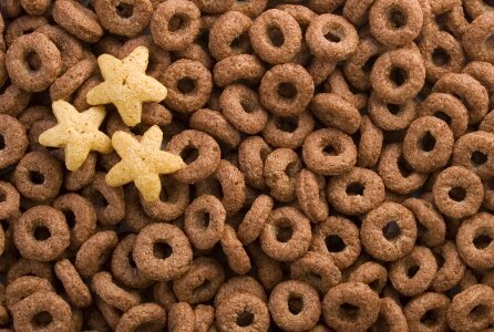 Abstract breakfast cereal