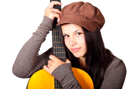 Girl guitar guitarist photo