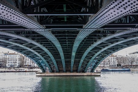 Under the Bridge in Lyon, France photo