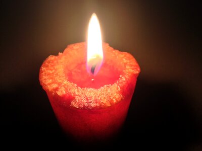 Candlelight glowing burning photo