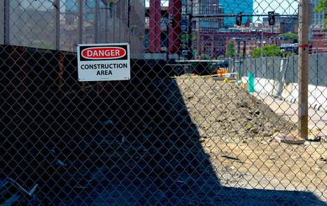 Danger Fence Construction photo