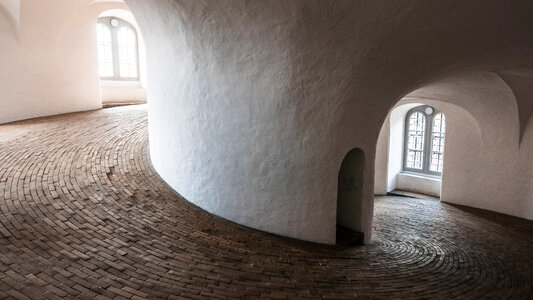 Spiral Ramp of the Round Tower in Copenhagen photo
