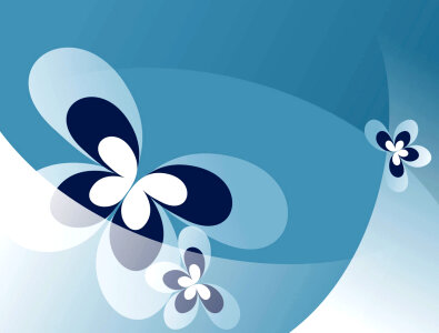 Blue Butterfly Background photo