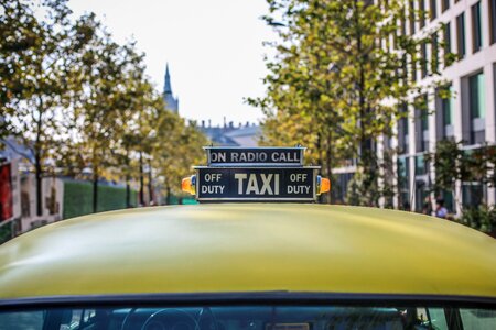 Classic Yellow Taxi Cab photo