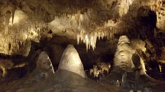 Cave limestone rock