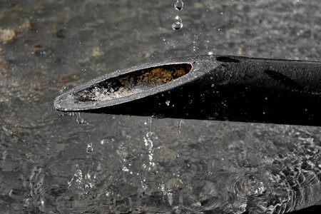 Detail fountain iron