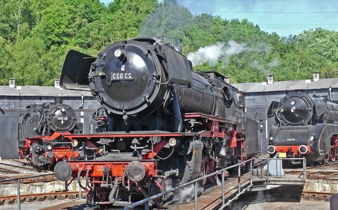 Engine locomotive mechanism photo