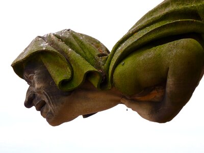 Gargoyle figure human photo