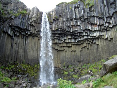 Iceland formation rock photo