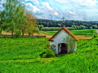 Scenic hdr sky photo