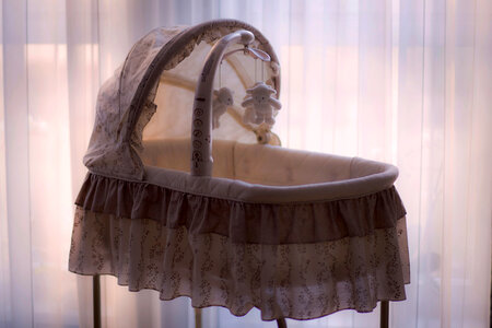 Baby Crib Image photo