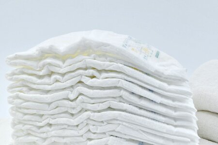 Close-Up diaper hygienic photo