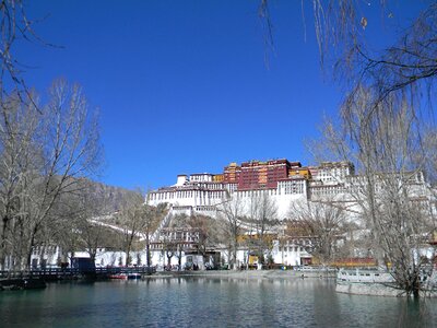 Lhasa the scenery the potala palace photo