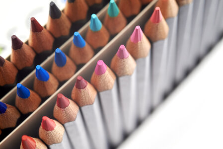 Colored Pencil Background Free Photo photo