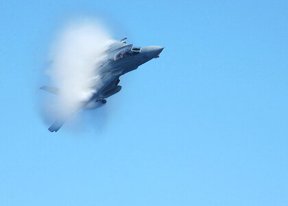 F-14B Tomcat performs a high-speed pass photo