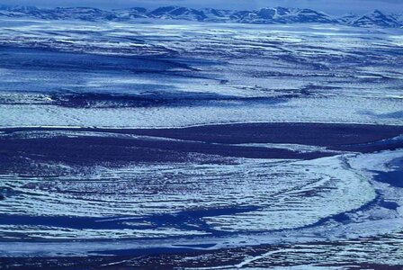 Countryside frost nature