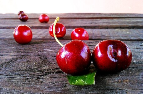 Sweet cherry fresh photo