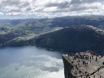 Crowd high land tourist attraction photo