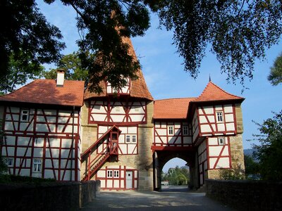 Rödelseer gate iphofen franconian wine country