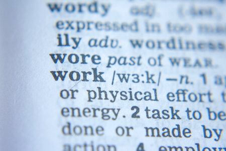 Work Word Dictionary photo