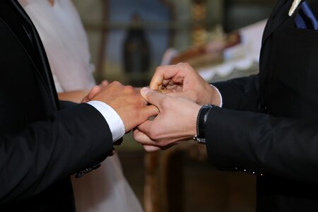 Men ceremony marriage photo