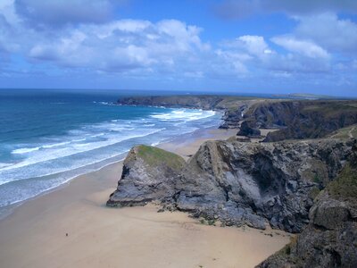 Cornwall sea rocky coast