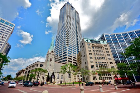Cityscape in Indianapolis, United States