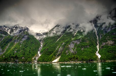 Ice mountains snow photo