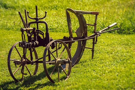 Nostalgic rusty tillage