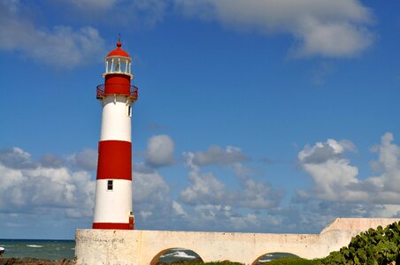 Blue coast light house photo