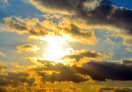 Sun sky card