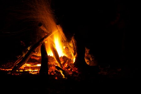 Sweden flames campfire
