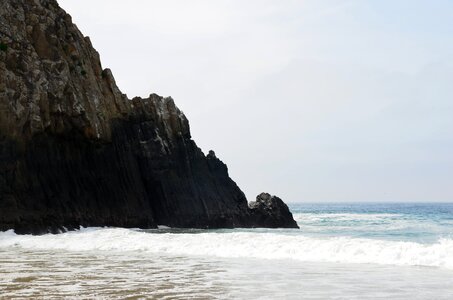 Beach cliff nature photo