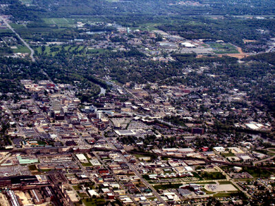 Cityscape Overview of South Bend, Indiana photo