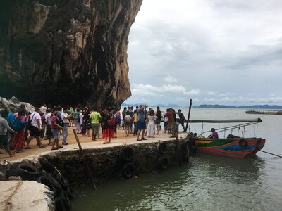 James Bond Island in Phang Nga Bay,Southern Thailand photo