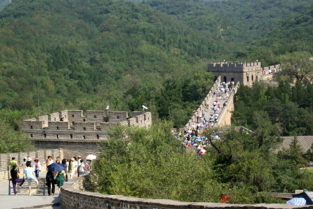 Great Wall of China in Summer photo